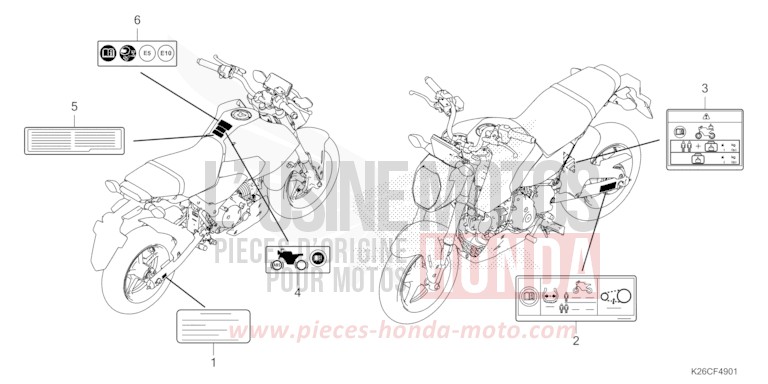 CAUTION LABEL (ED) for MSX GROM A MAT GUNPOWDER BLACK METALLIC (NH436) from 2024